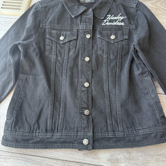 NWT Harley-Davidson Knucklehead Mic Drop Denim Jacket - Picture 8 of 13